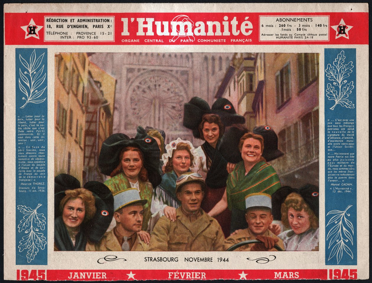 Liberazione di Strasburgo, 1944 da Unknown