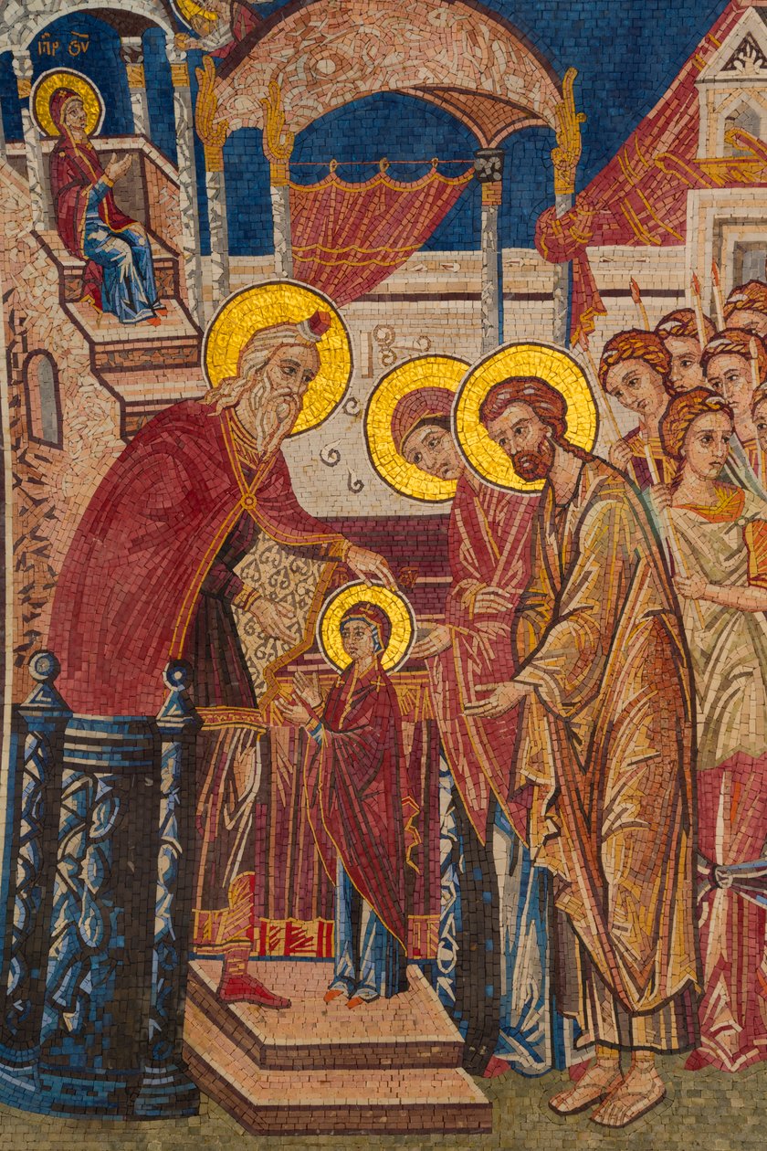 Mosaico nel Monastero di Ostrog, Montenegro da Unknown