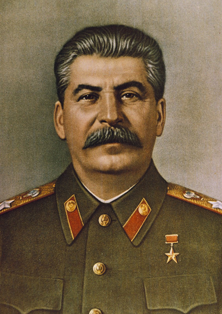 Ritratto di Joseph Stalin da Unknown