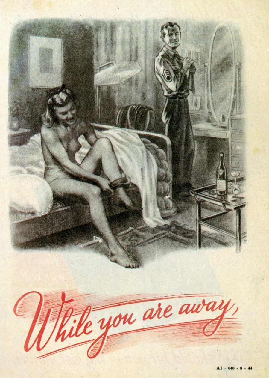 Propaganda ironica ai danni degli inglesi. Mentre sei via. 1940 da Unknown