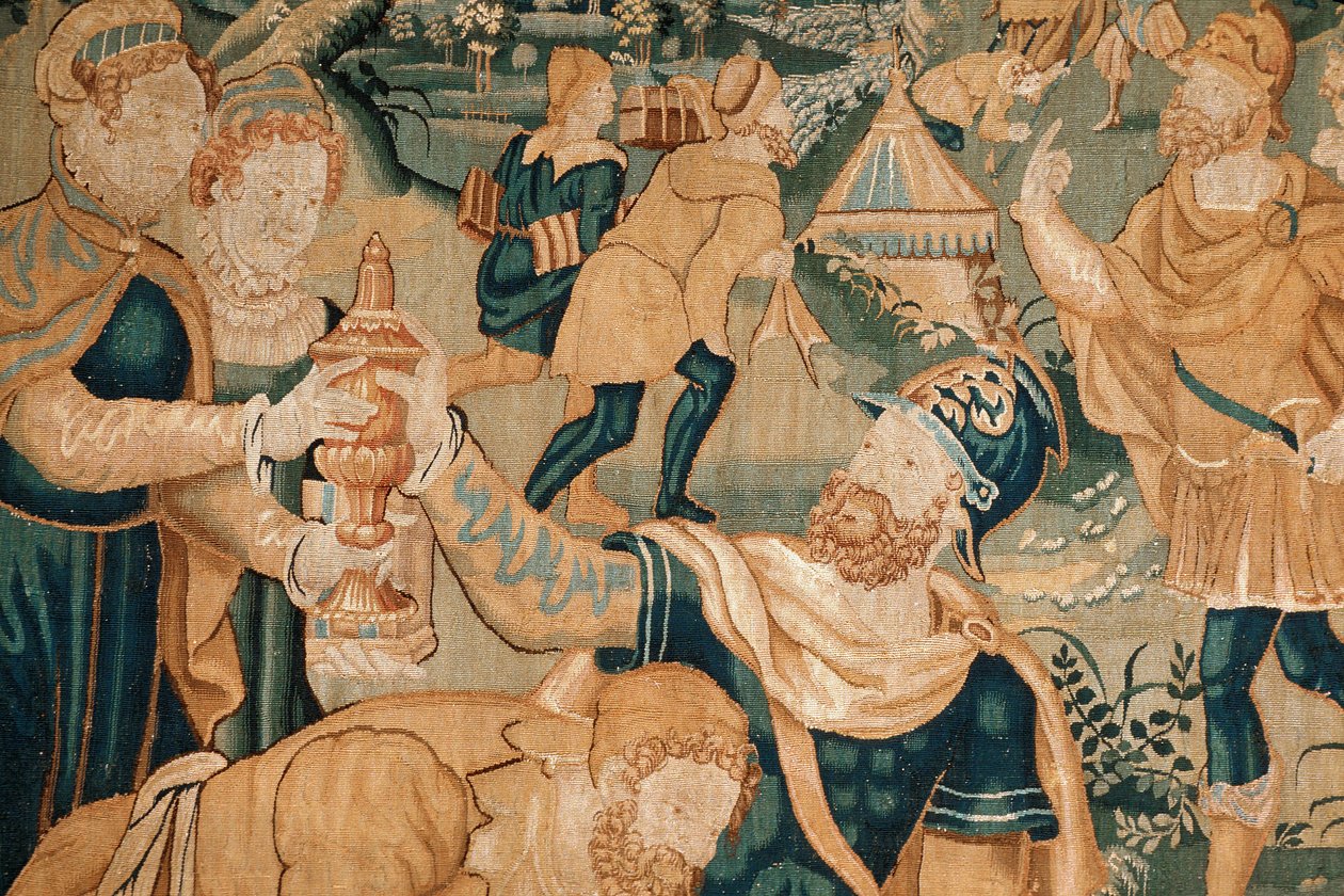 Toul (dipartimento 54), museo municipale, Arazzo del Nord (XVI secolo) (dettaglio) da Unknown