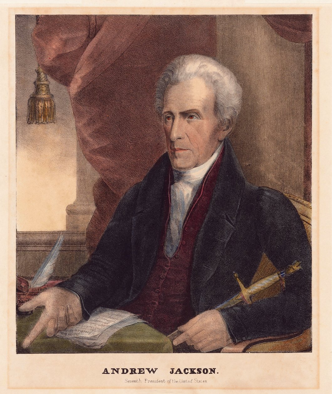 Andrew Jackson, pub. 1842 da American School