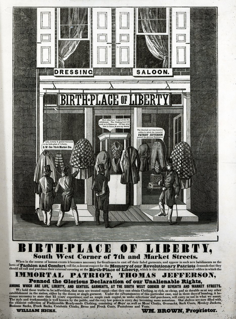 Luogo di nascita del Liberty Dressing Saloon, angolo sud-ovest delle strade 7th e Market... in cui l