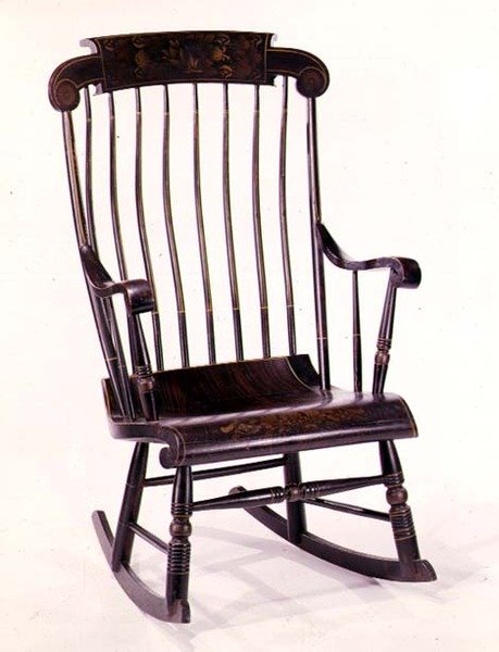 Sedia a dondolo di Boston, 1832 da American School