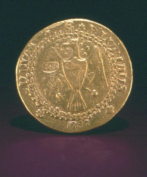 Brasher Doubloon, New York, 1787 da American School