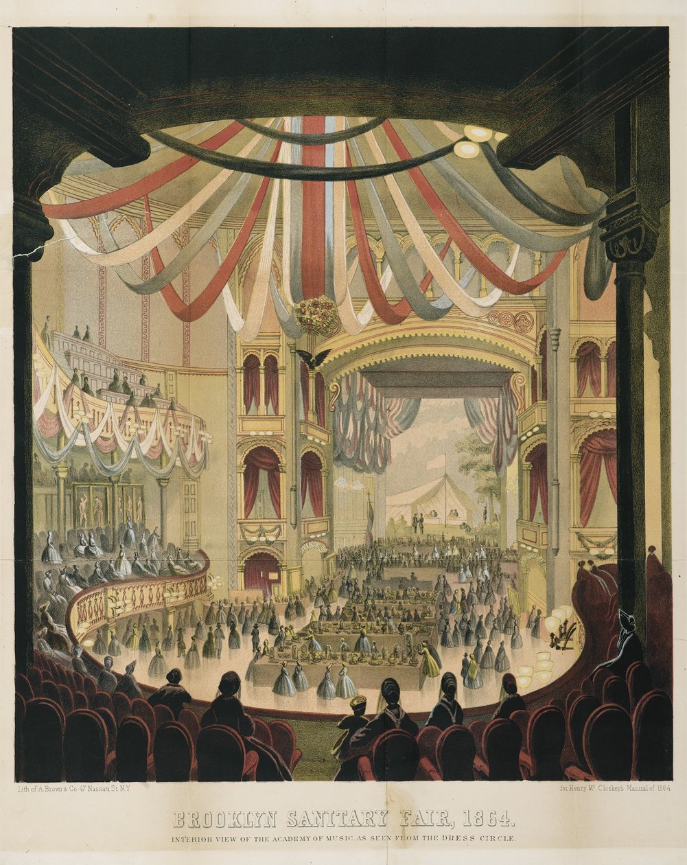Fiera sanitaria di Brooklyn, 1864 da American School