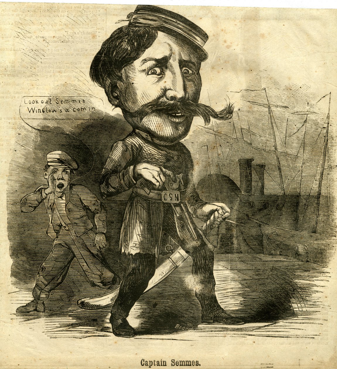 Capitano Semmes, 1864 da American School