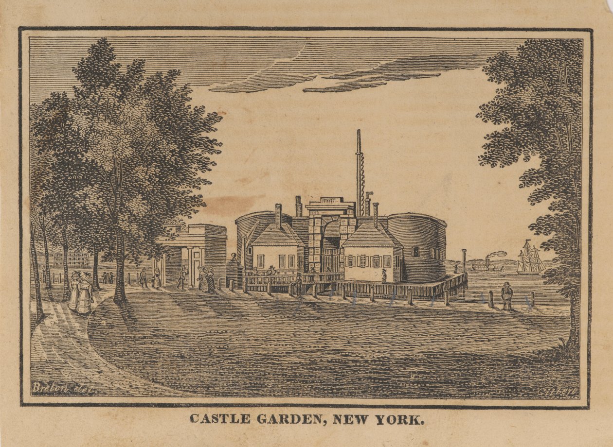 Castle Garden, New York da American School