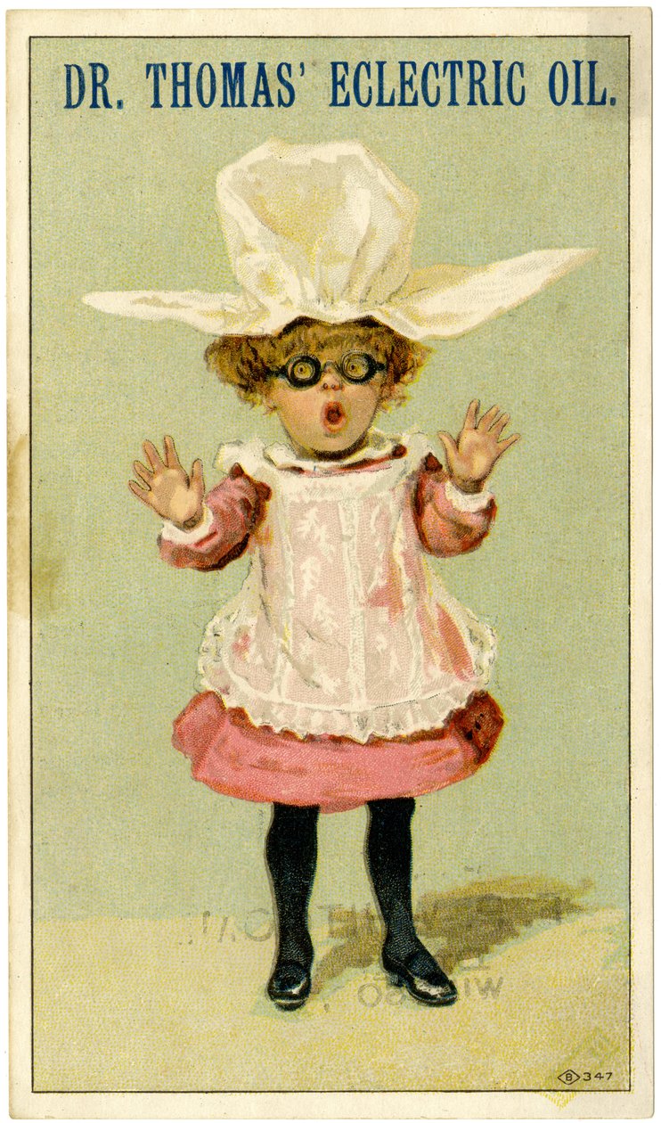 Olio elettrico del Dr. Thomas [carta commerciale], c.1880-1910 da American School