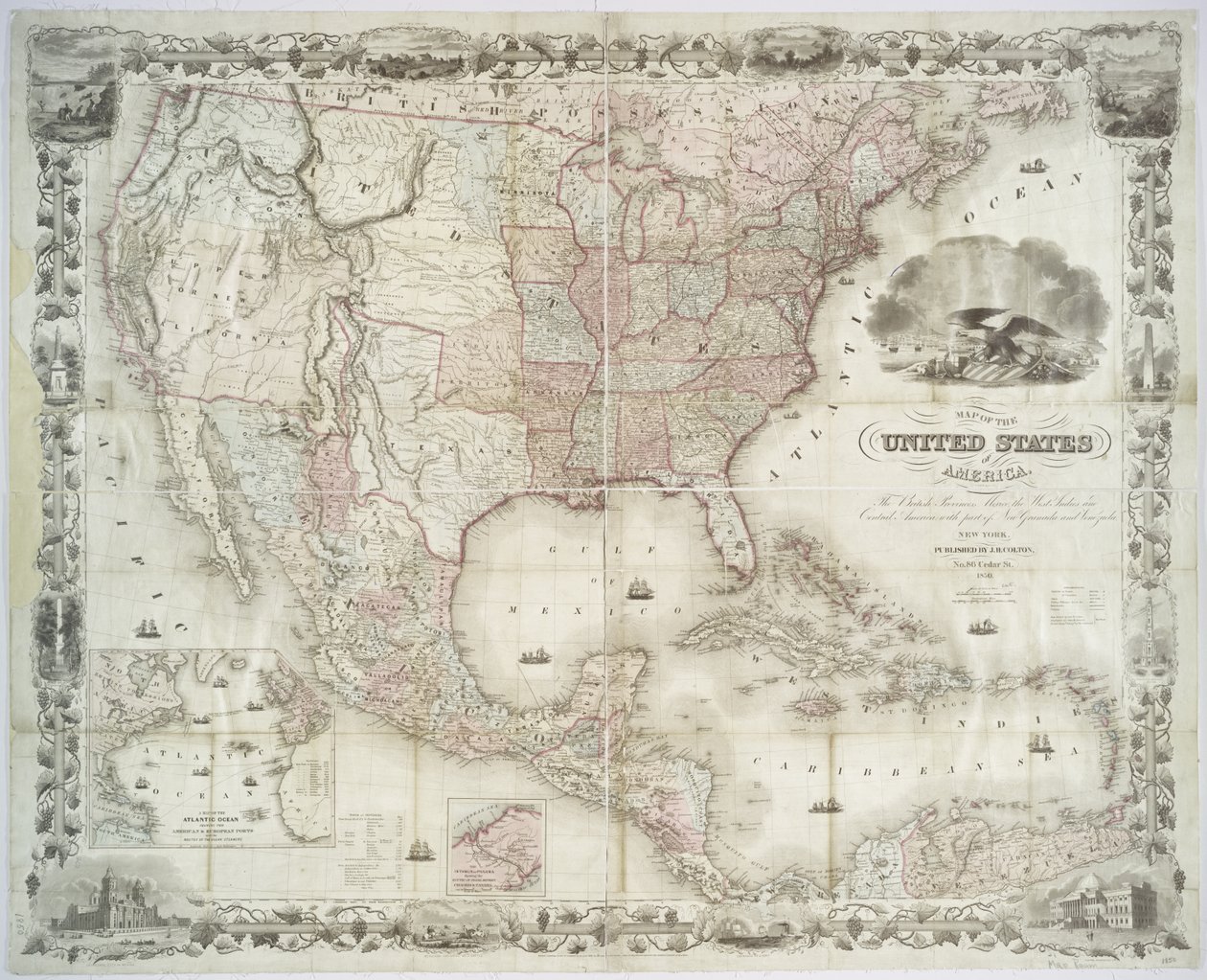 Mappa degli Stati Uniti d