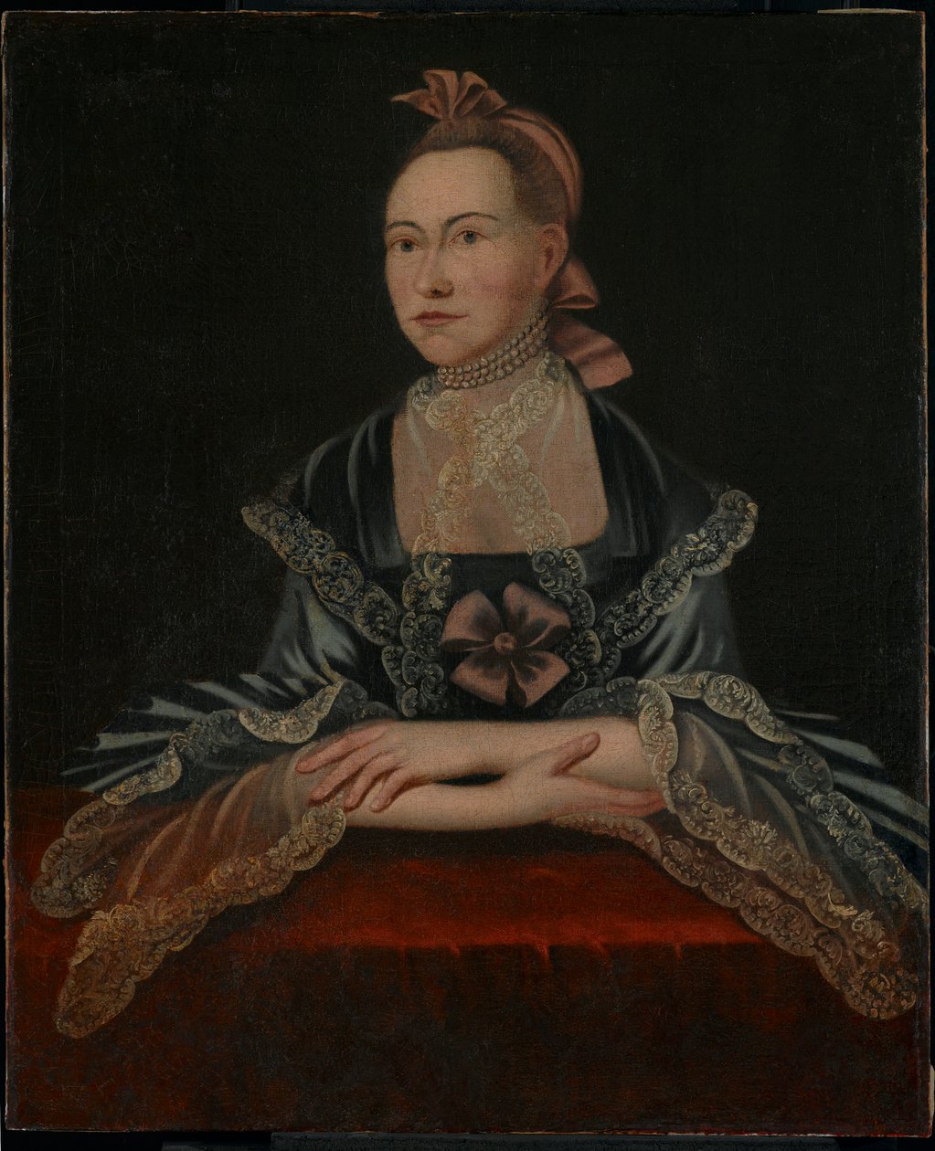 Ritratto di una donna, c.1765 da American School