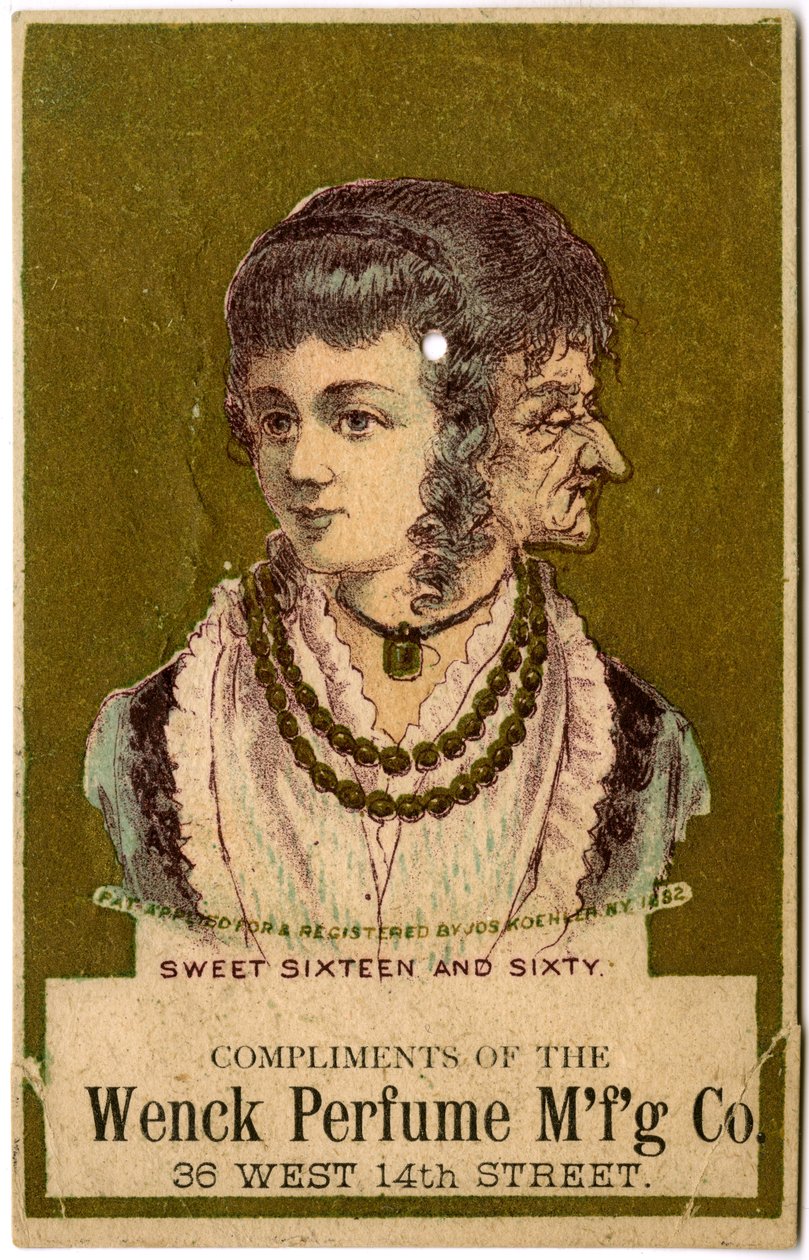 Sweet Sixteen and Sixty, Compliments of the Wenck Perfume Mfg Co., 36 West 14th Street. da American School