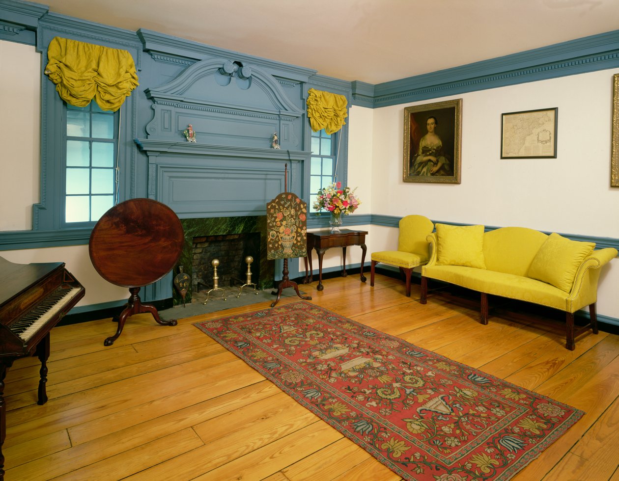 La Sala, La Casa della Cupola, Edenton, Carolina del Nord da American School