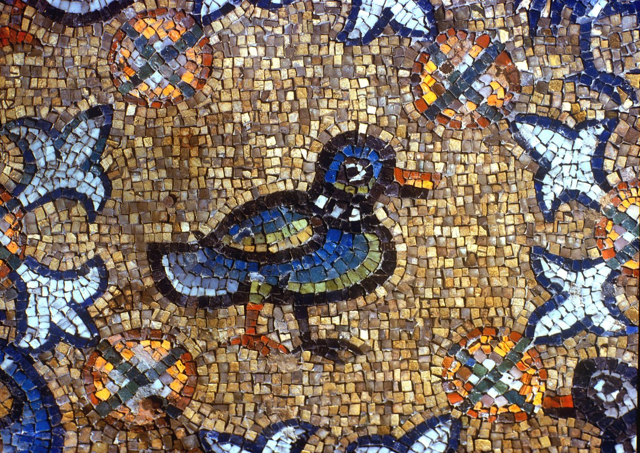 Dettaglio del pavimento raffigurante un