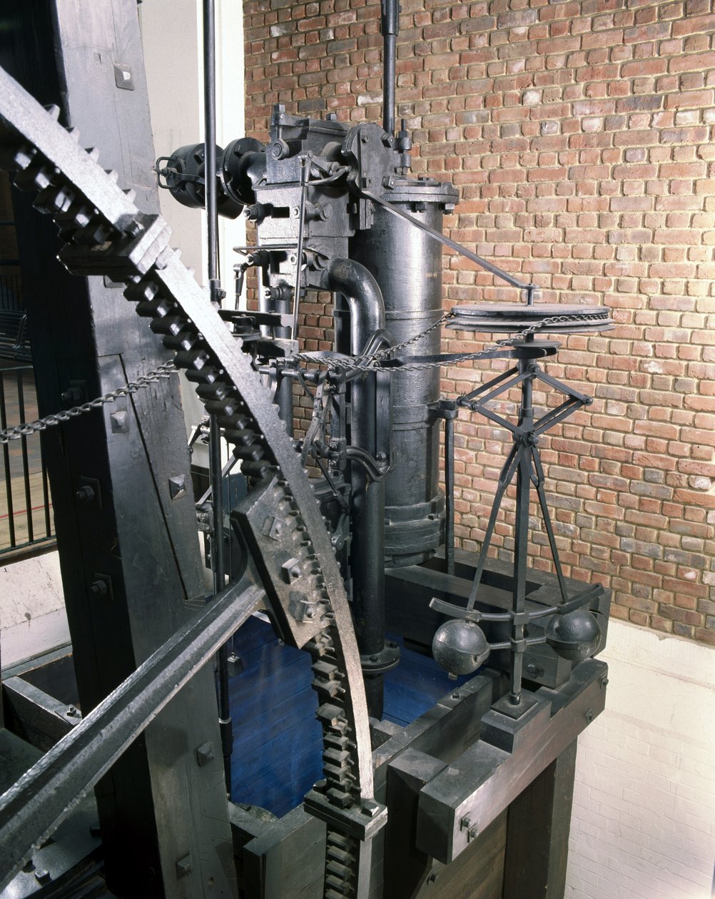 Motore rotativo di Boulton e Watt, 1788 da English School