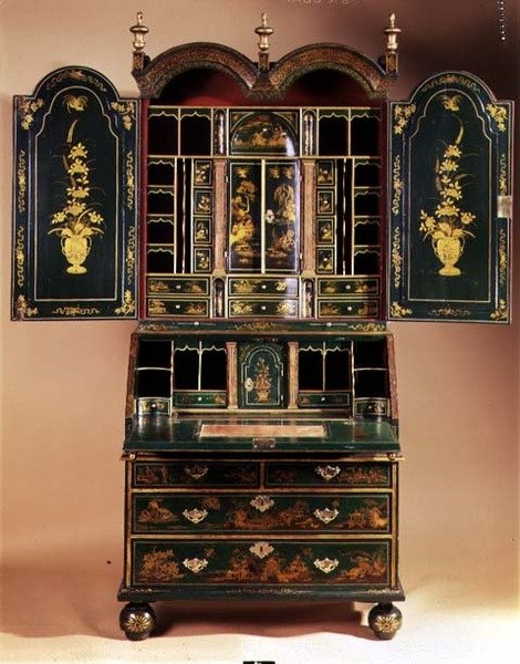 Bureau con sezione superiore aperta, c.1710 da English School