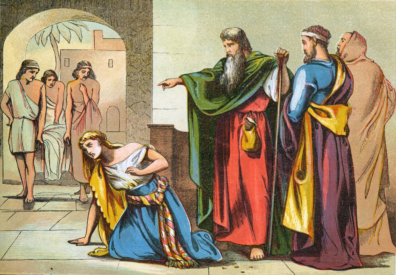 Morte di Saffira, 1870 da English School