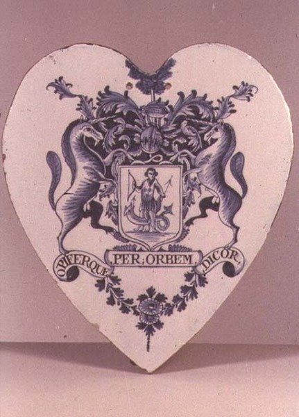 Piastrella di Lambeth, Lambeth High Street Pottery, c.1765-75 da English School