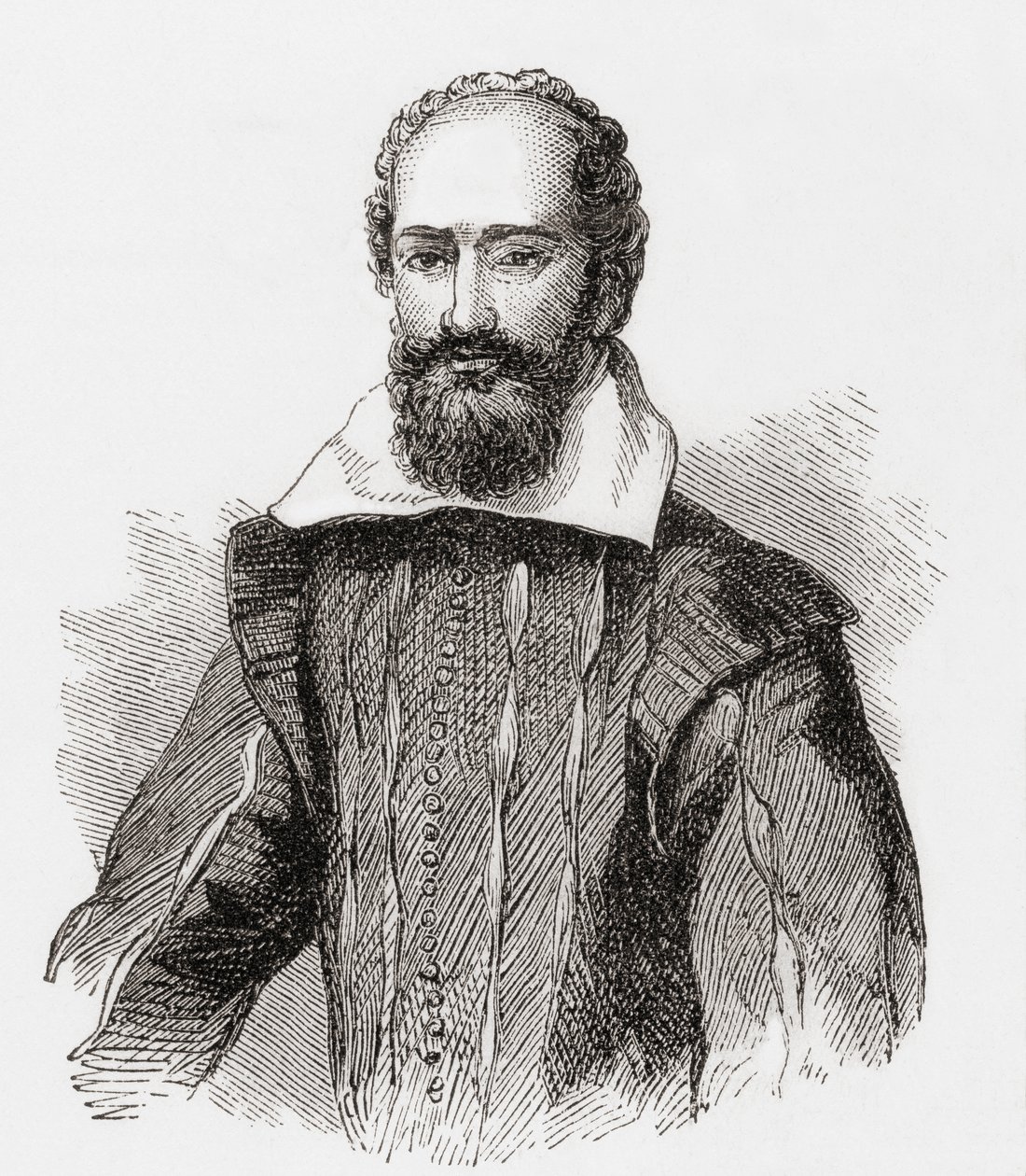 Maximilien de Béthune, 1° Duca di Sully, da Ward and Locks Illustrated History of the World, pub. c.1882 da English School