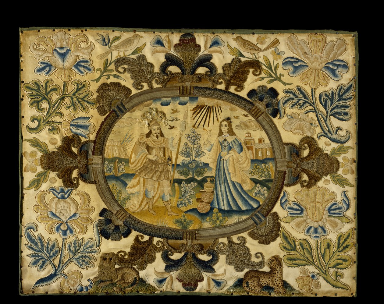 Quadro ricamato da English School