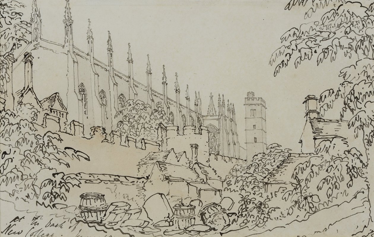 New College, c.1790 da English School