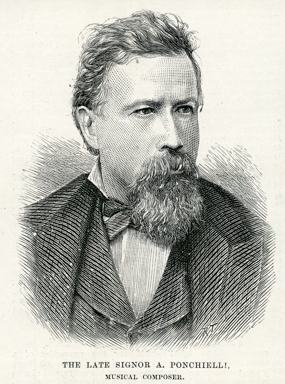 Ritratto di Amilcare Ponchielli, 1886 da English School