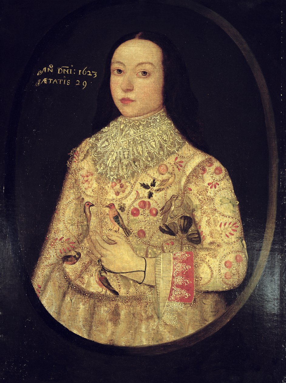 Ritratto di Amy Seymour, 1623 da English School