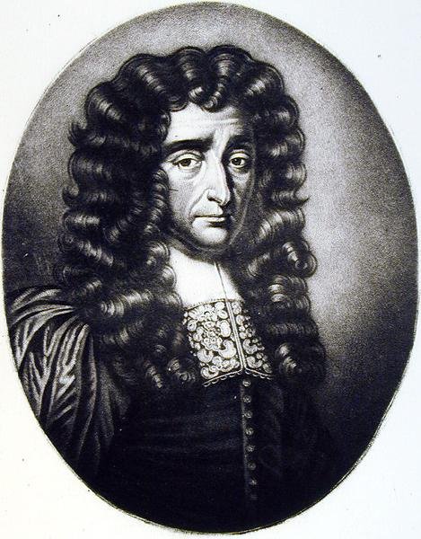 Sir Edmund Berry Godfrey (1621-78) illustrazione da Ritratti di personaggi illustri nella storia britannica, inciso da Richard Earlom (1743-1822) e Charles Turner (c.1773-1857) da English School