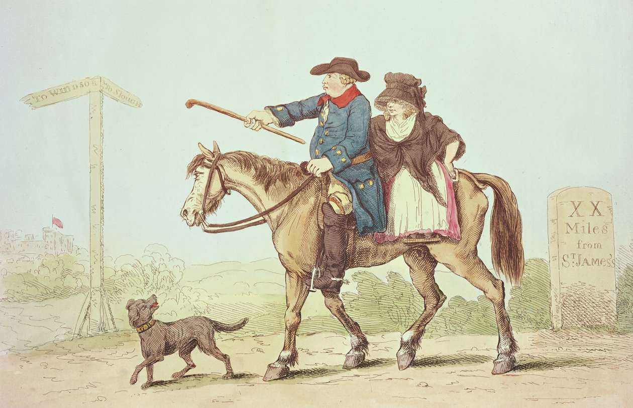 La coppia costante, 1786 da English School