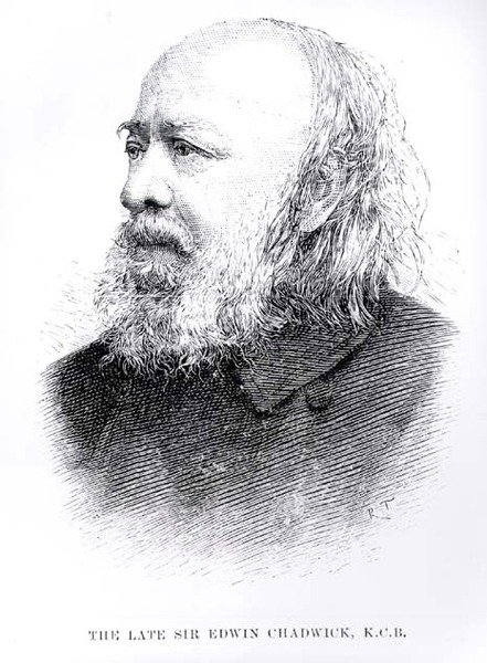 Il Defunto Sir Edwin Chadwick (1800-90) da English School