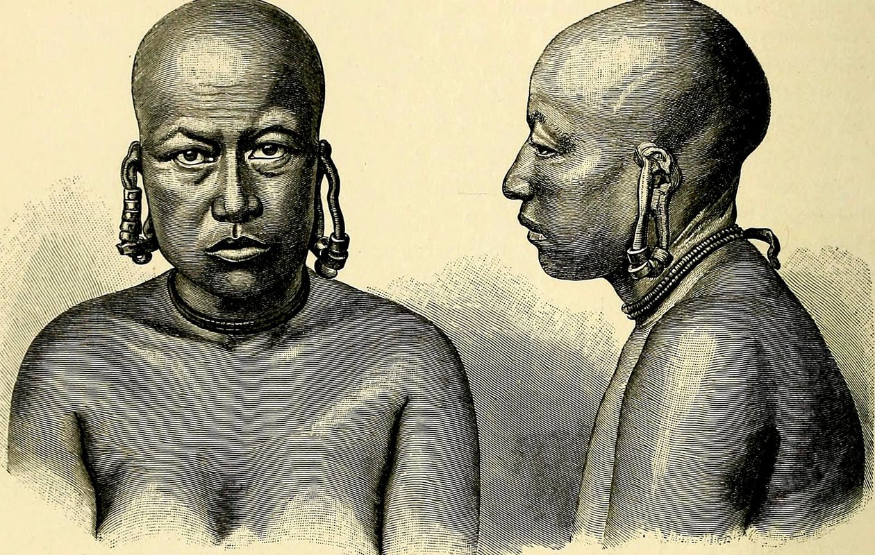 Donna delle Isole Anchorites, 1896 da English School