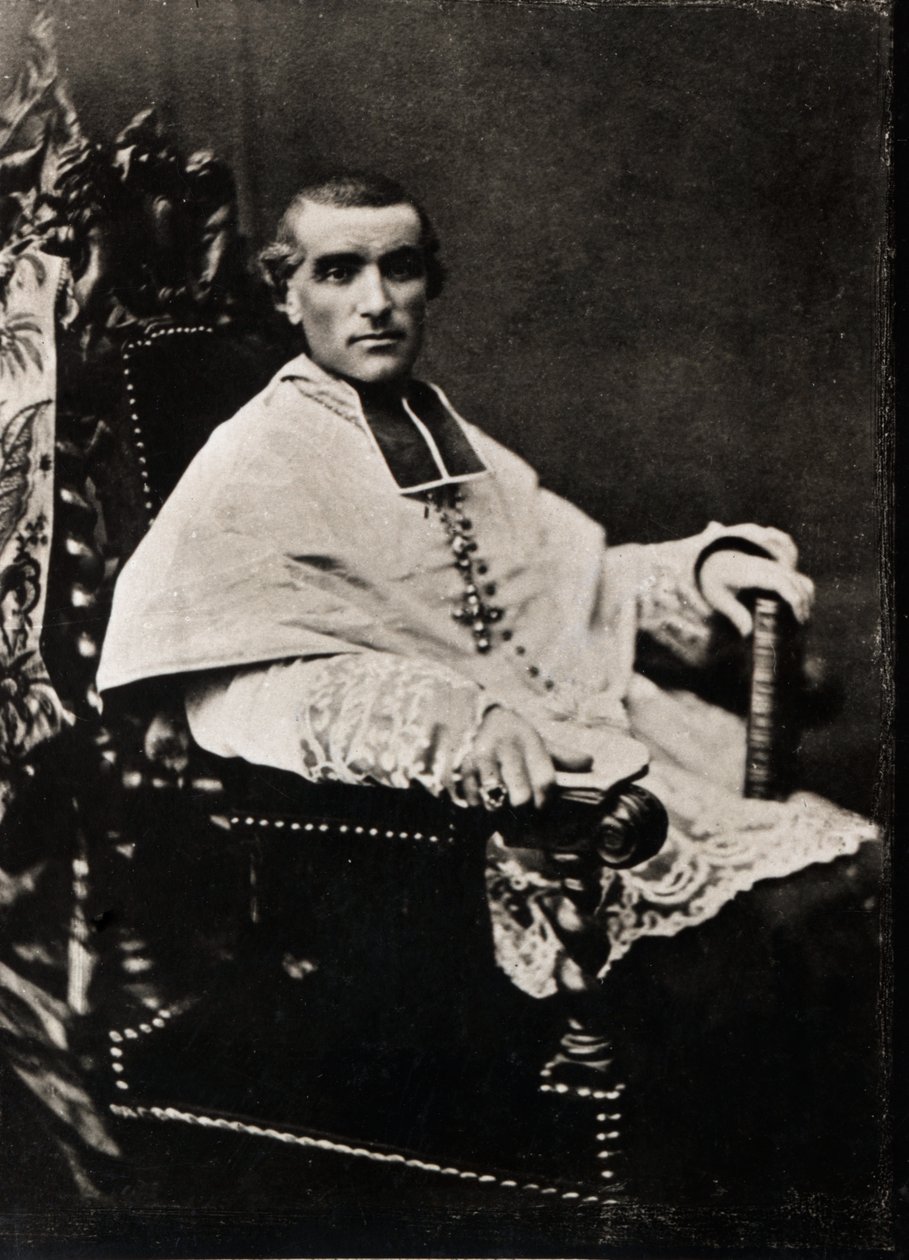 Ritratto di Adolphe Perraud (1828-1906), cardinale e accademico francese da French Photographer