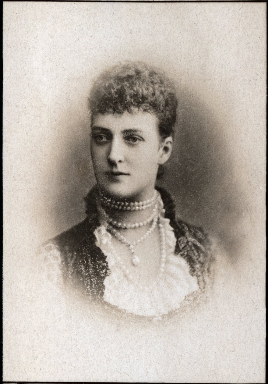 Ritratto di Alessandra di Danimarca (1844-1925), Regina consorte del Regno Unito da French Photographer