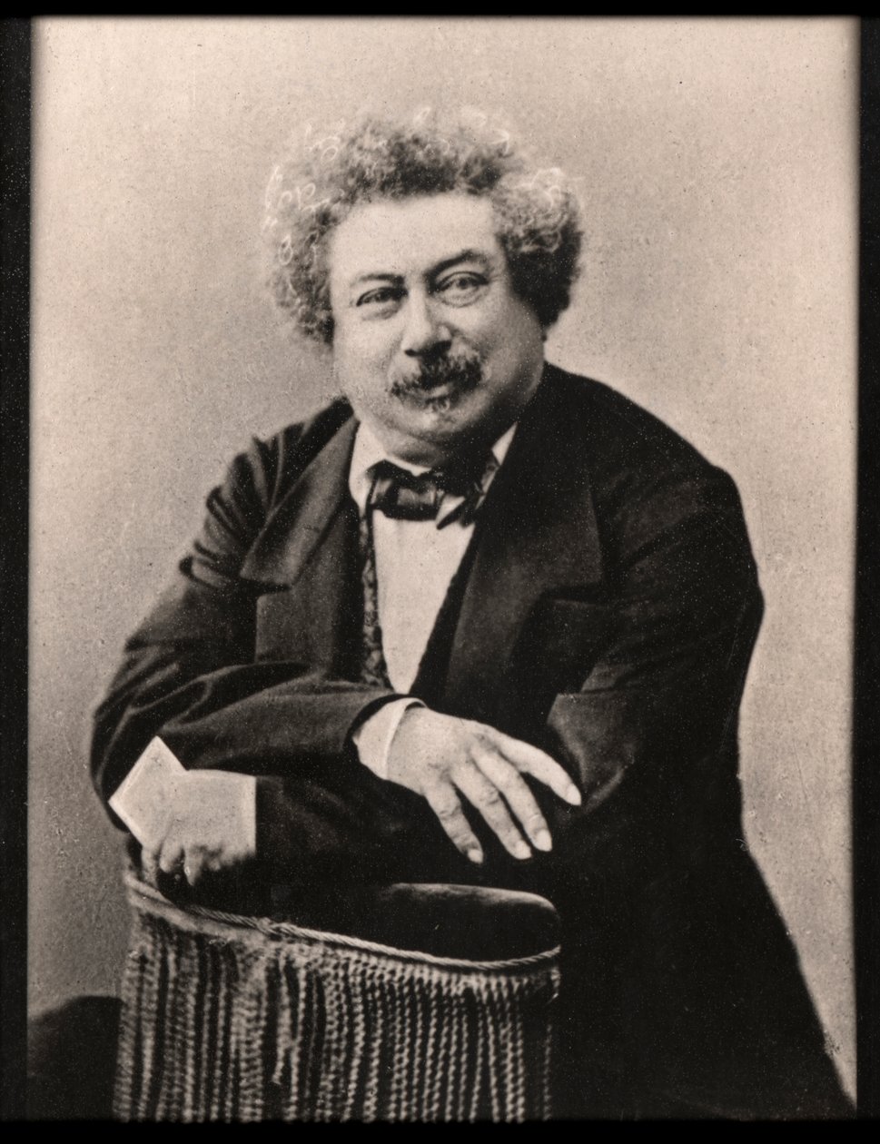 Ritratto di Alexandre Dumas da French Photographer