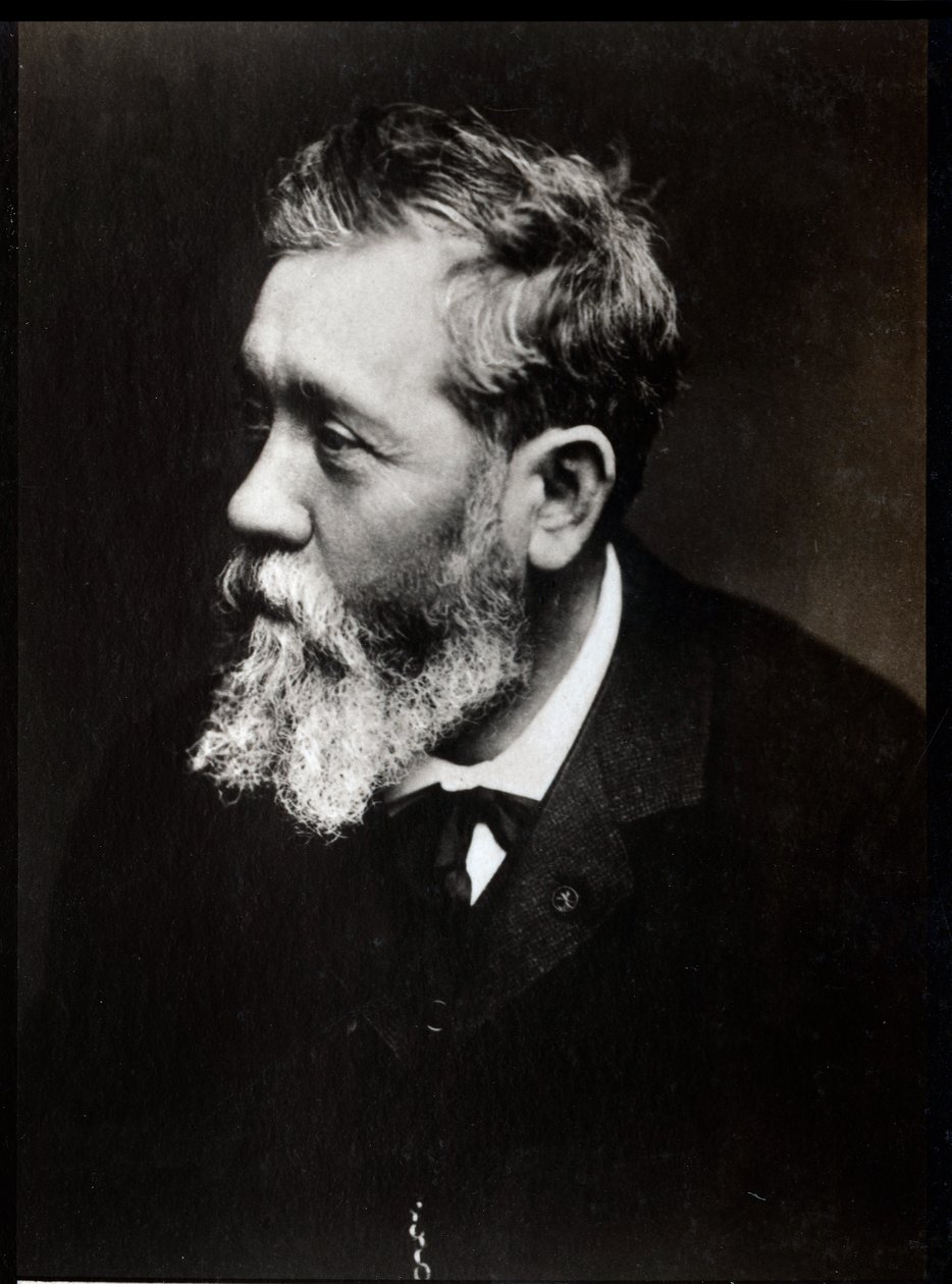 Ritratto di Antoine Vollon (1833-1900), pittore francese da French Photographer