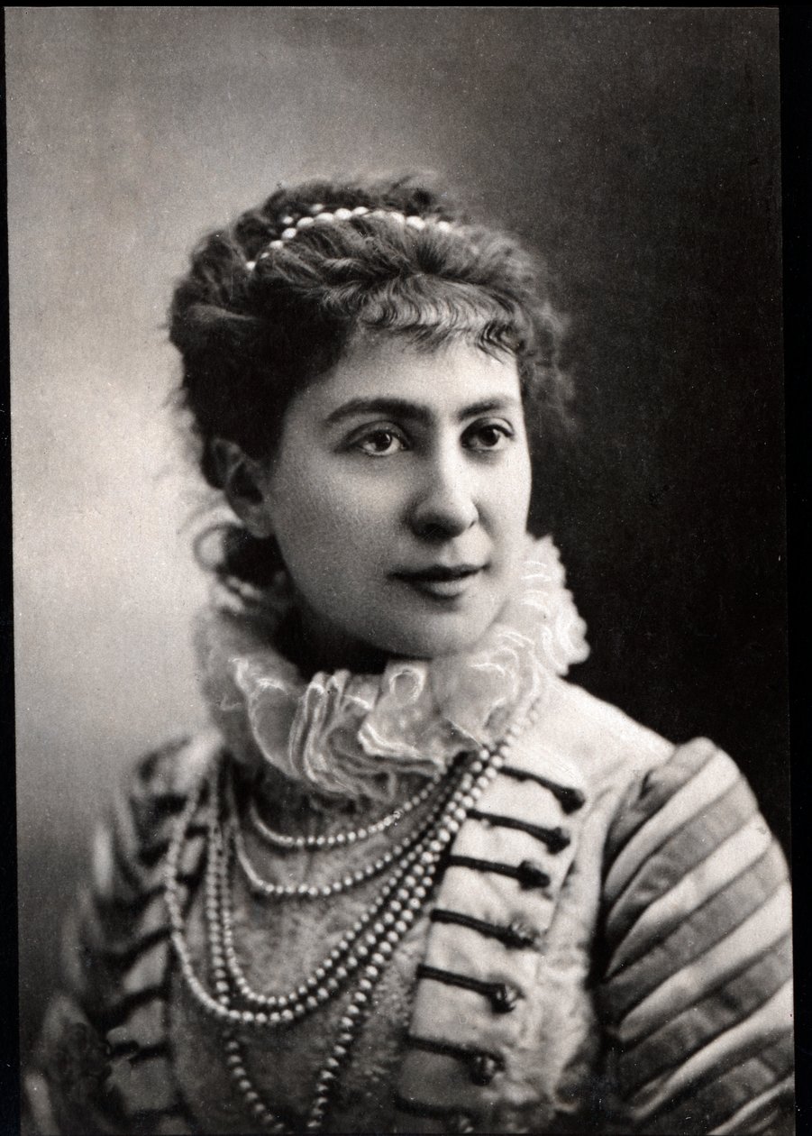 Ritratto di Blanche Baretta (Barreta) Worms (n. 1855), attrice francese da French Photographer