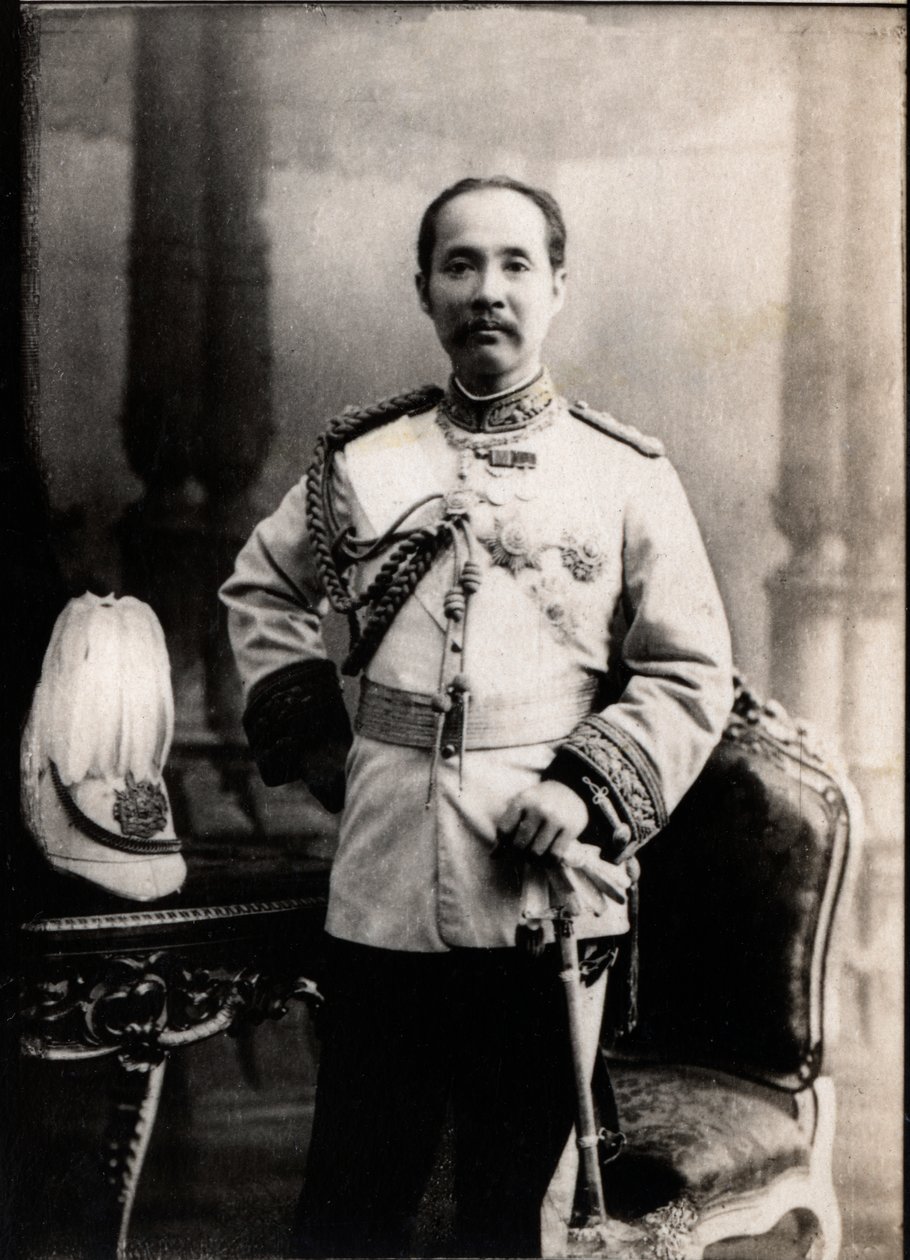 Ritratto di Chulalongkorn (Rama V) (1853-1910), Re del Siam (Thailandia) da French Photographer