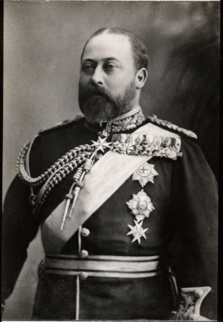 Ritratto di Edoardo VII del Regno Unito (1841-1910) da French Photographer