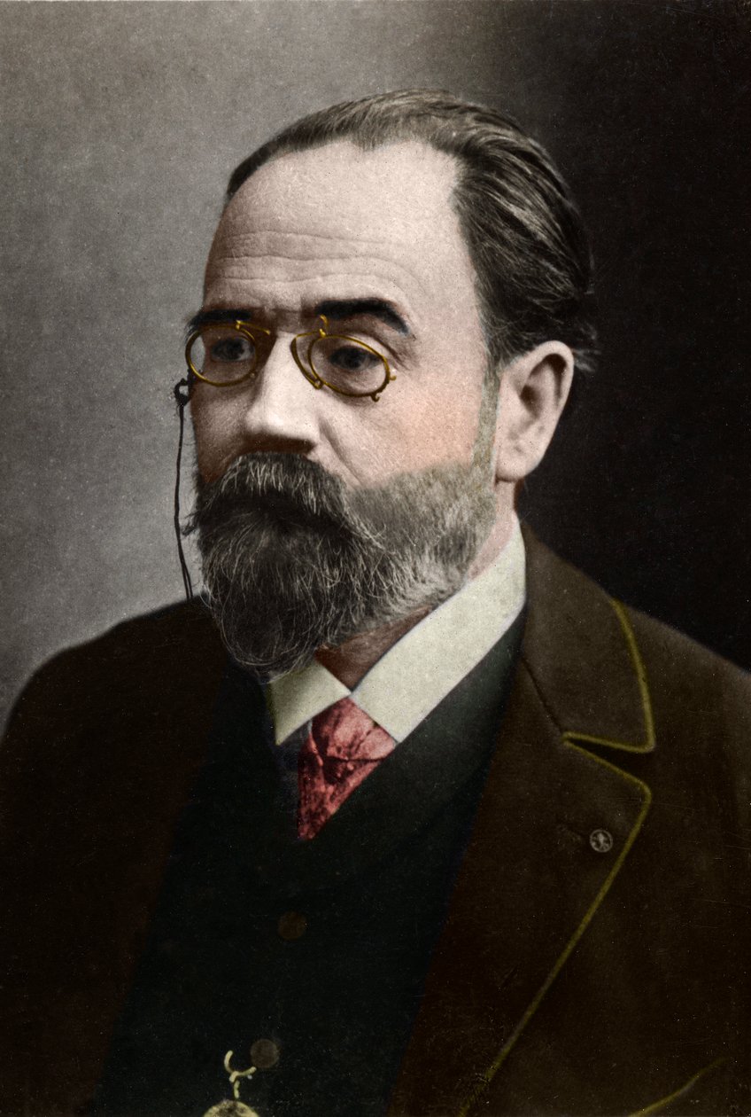 Ritratto di Emile Zola (1840-1902), scrittore francese da French Photographer