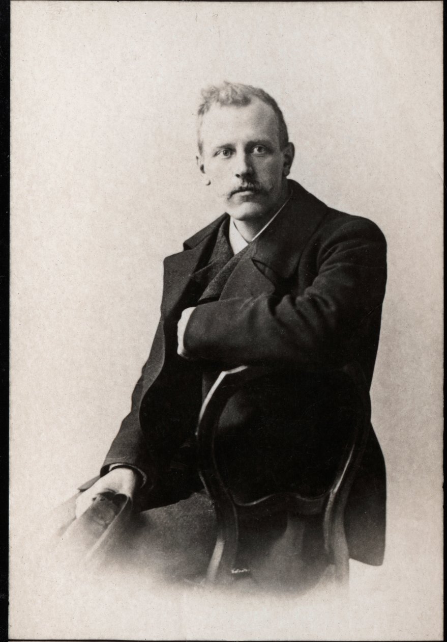Ritratto di Fridtjof Nansen (1861-1930) nel 1897 da French Photographer