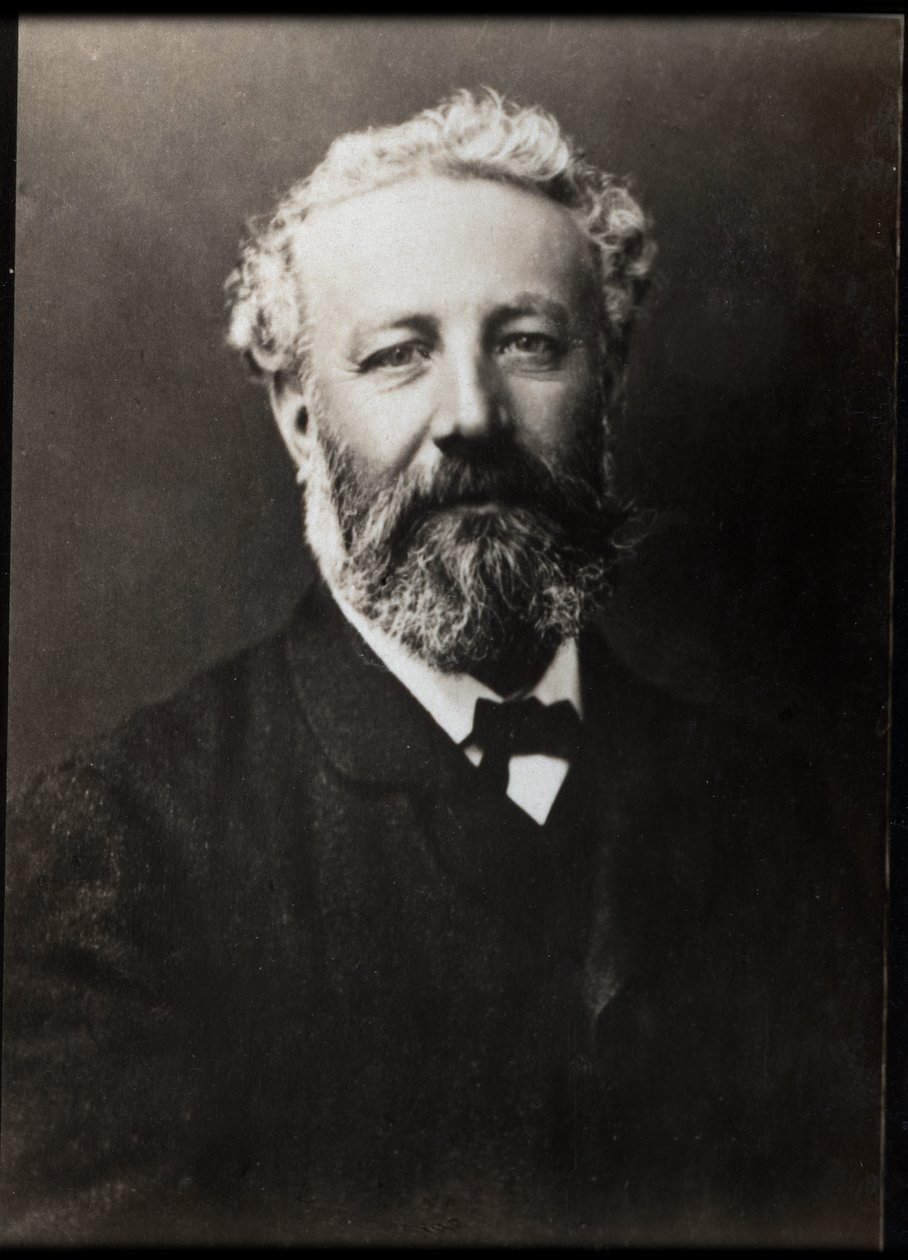 Ritratto di Jules Verne da French Photographer