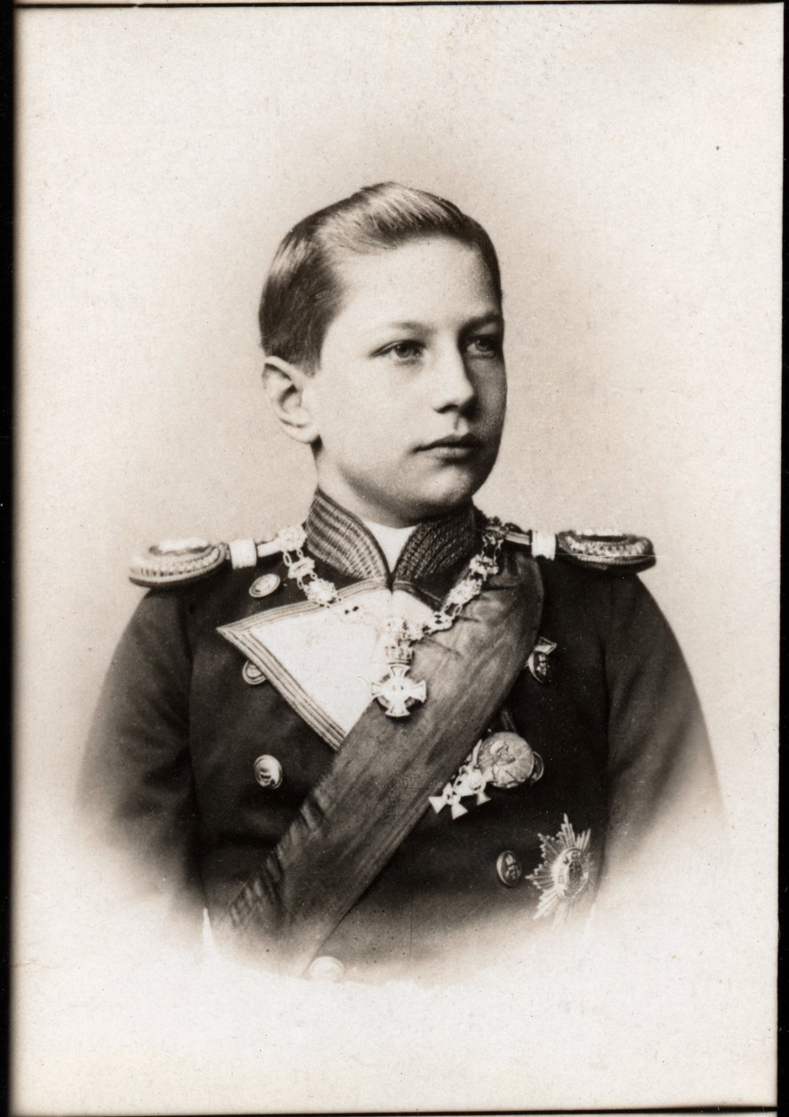 Ritratto del Principe Adalberto di Prussia (1884-1948) da French Photographer