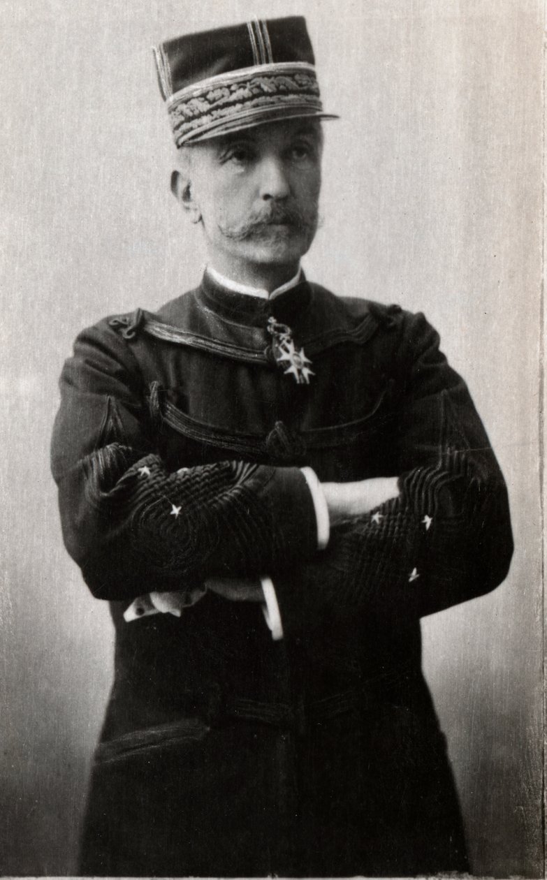 Ritratto di Raoul Le Mouton de Boisdeffre (1839-1919), generale francese da French Photographer