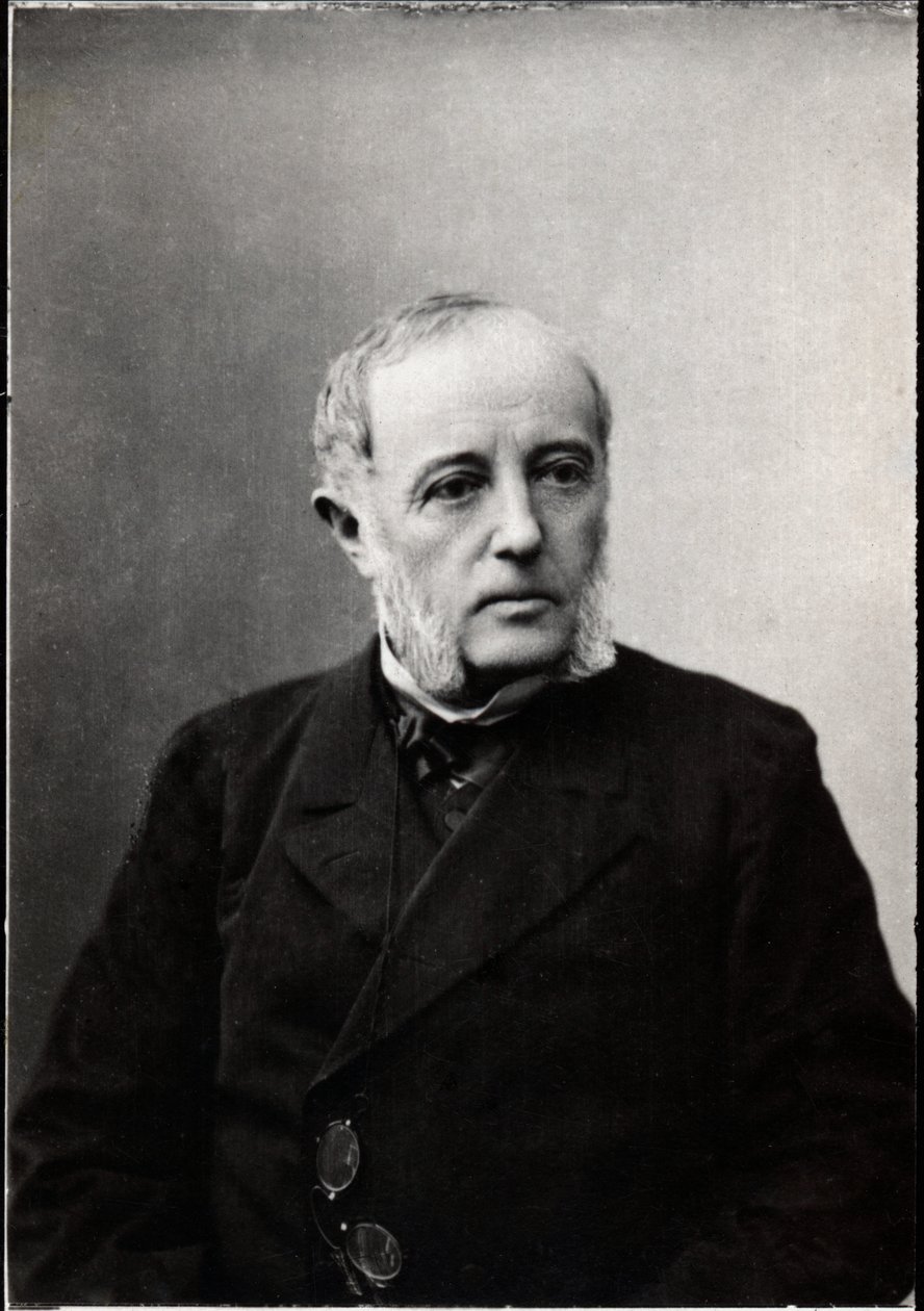 Ritratto di Rene Goblet (1828-1905), politico francese da French Photographer