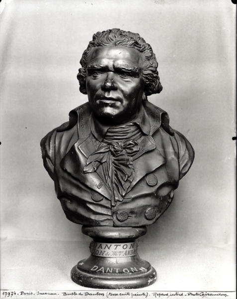 Busto di Georges Danton da French School