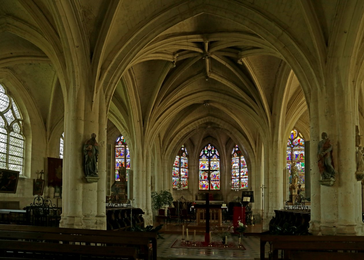 Vista interna della chiesa da French School