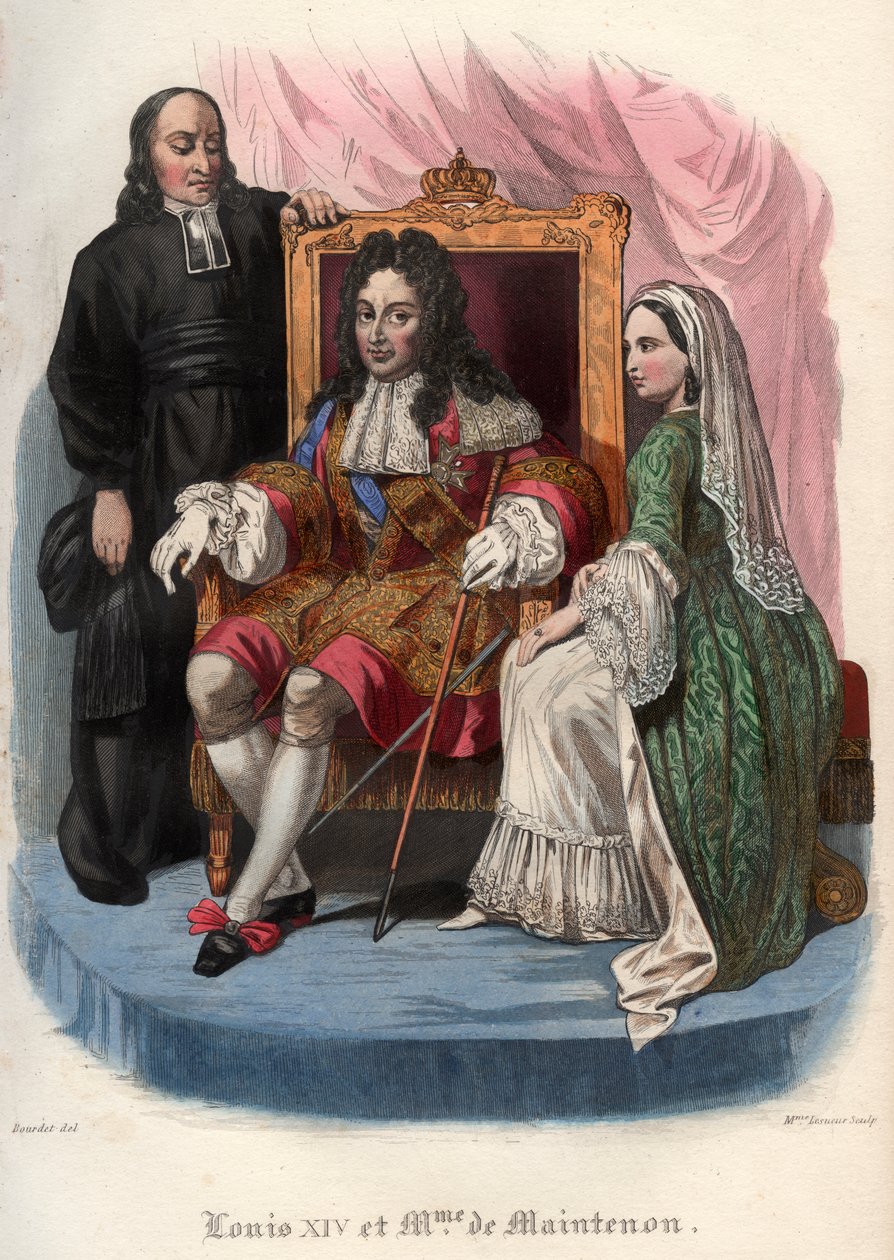 Luigi XIV (1638-1715) e Françoise d