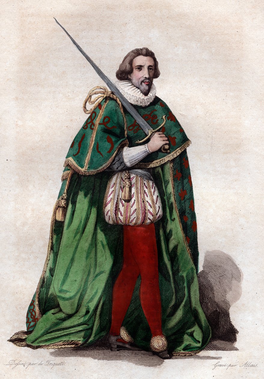 Ritratto di François de Bonne, duca di Lesdiguières (1543-1626), soldato e Conestabile di Francia da French School