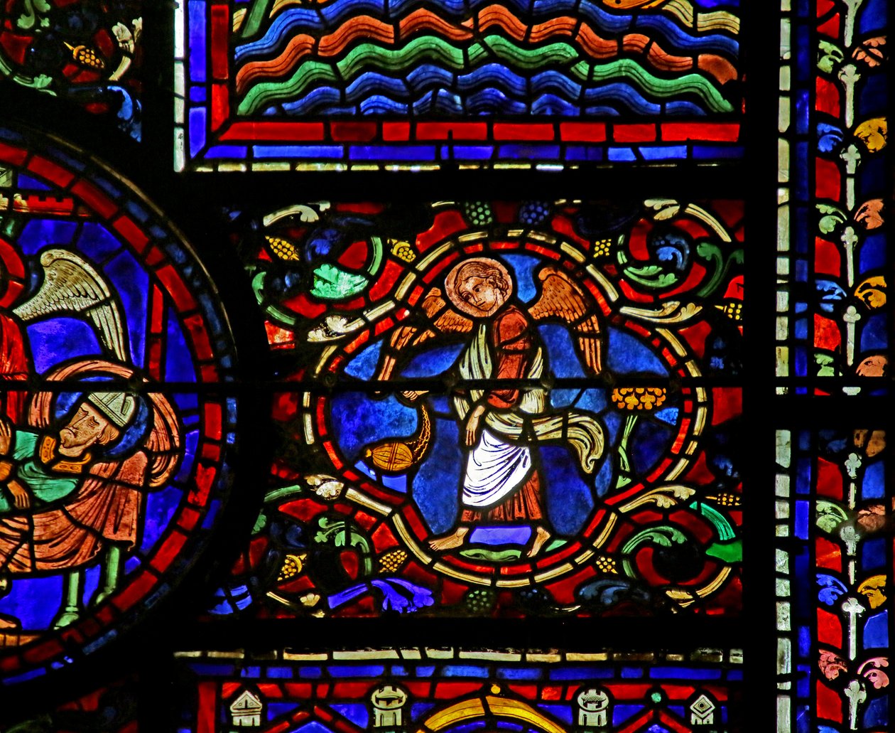 Scena dalla Vita di San Martino, Cattedrale di Chartres da French School