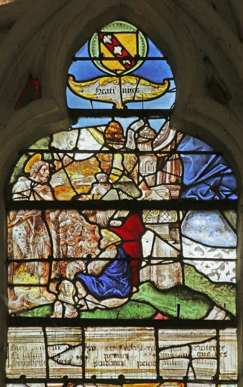 Le Beatitudini, Église Sainte-Tanche de Lhuître, Beati coloro che piangono da French School